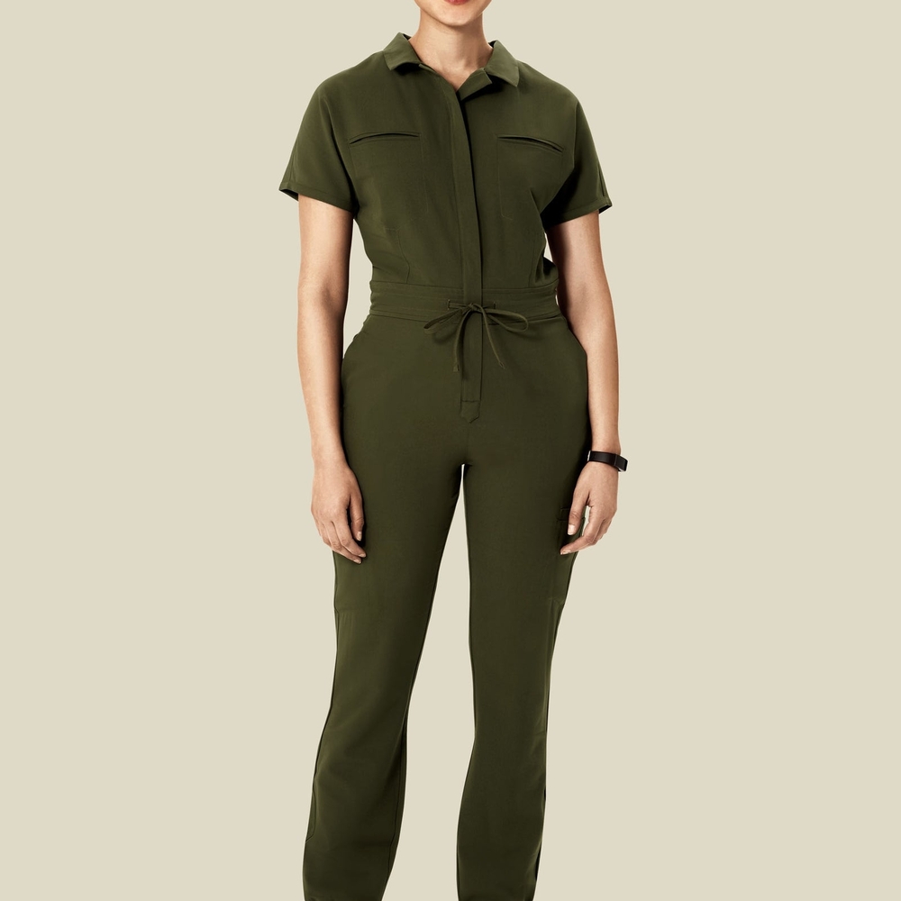 Olive Green Women's Jumpsuit